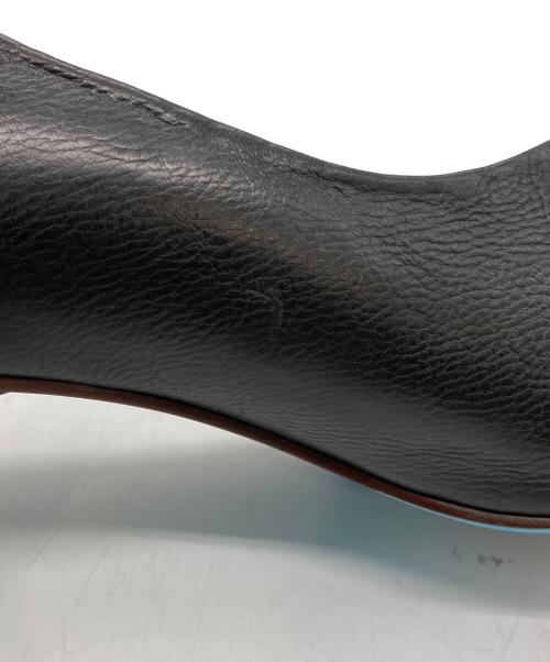 MANA（マナ）MANA (マナ) スクエアトゥーパンプス ブラック サイズ:38の古着・服飾アイテム