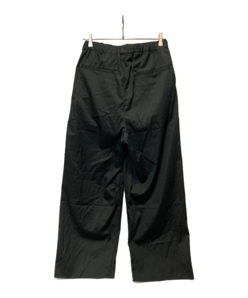 nonnotte（ノノット）nonnotte (ノノット) Draping Elastic In Tuck Wide Trousers ブラック サイズ:4の古着・服飾アイテム