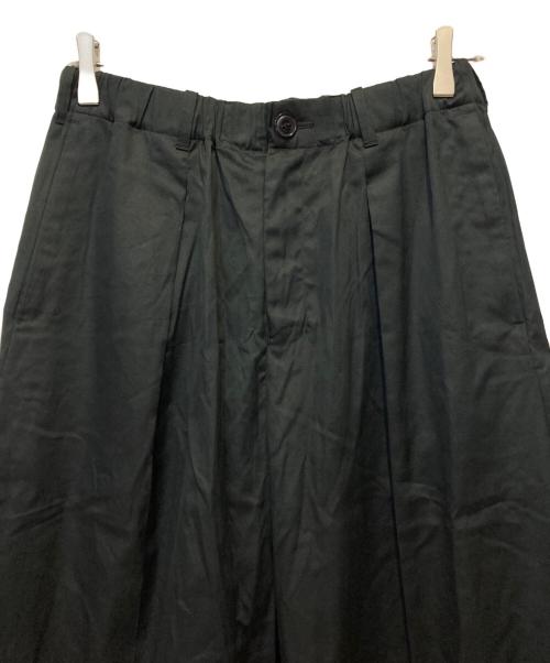 nonnotte（ノノット）nonnotte (ノノット) Draping Elastic In Tuck Wide Trousers ブラック サイズ:4の古着・服飾アイテム