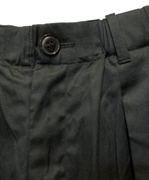 nonnotte（ノノット）nonnotte (ノノット) Draping Elastic In Tuck Wide Trousers ブラック サイズ:4の古着・服飾アイテム