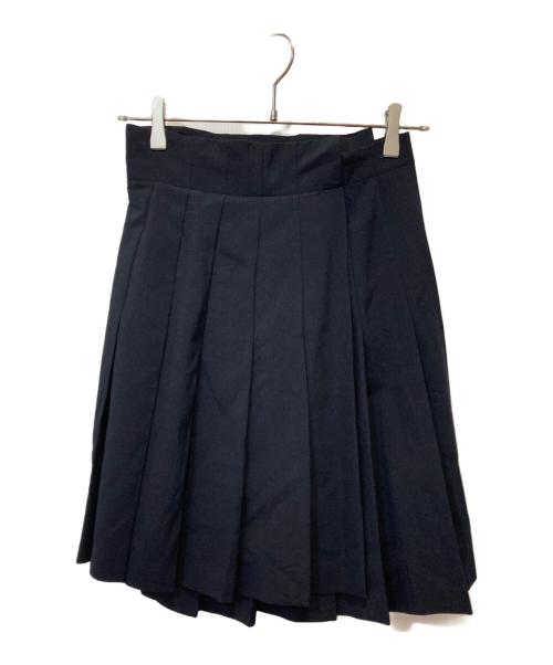tricot COMME des GARCONS（トリココムデギャルソン）tricot COMME des GARCONS (トリココムデギャルソン) プリーツスカート ネイビー サイズ:Sの古着・服飾アイテム
