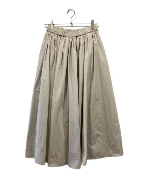 ebure（エブール）EBURE (エブール) ギャザースカート グレー サイズ:36の古着・服飾アイテム