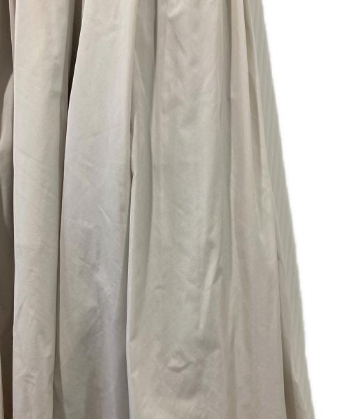 ebure（エブール）EBURE (エブール) ギャザースカート グレー サイズ:36の古着・服飾アイテム