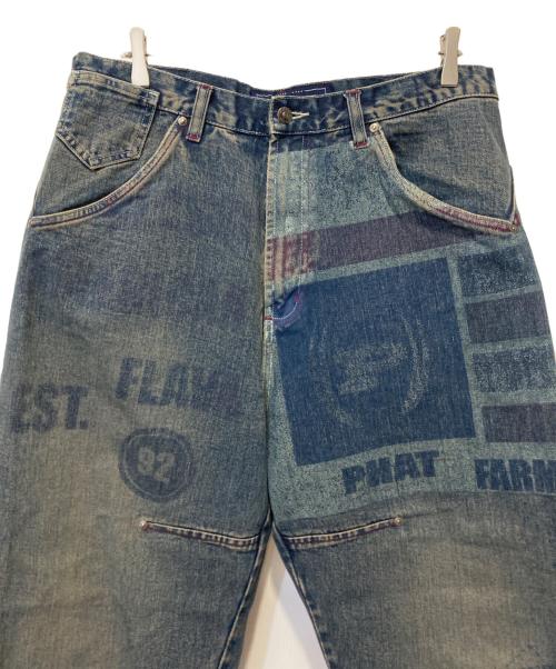 PHAT FARM（ファットファーム）PHAT FARM (ファットファーム) デニムパンツ インディゴ サイズ:36×33の古着・服飾アイテム