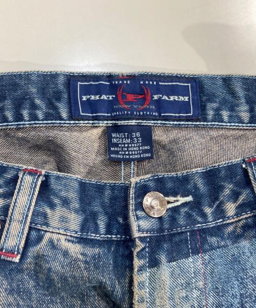 PHAT FARM（ファットファーム）PHAT FARM (ファットファーム) デニムパンツ インディゴ サイズ:36×33の古着・服飾アイテム