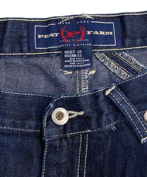 PHAT FARM（ファットファーム）PHAT FARM (ファットファーム) デニムパンツ インディゴ サイズ:36×33の古着・服飾アイテム
