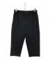 HOMME PLISSE ISSEY MIYAKE（オム プリッセ イッセイ ミヤケ）の古着「クロップドプリーツパンツ」｜ブラック