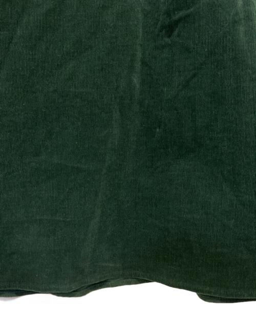 Graphpaper（グラフペーパー）Graphpaper (グラフペーパー) Suvin Corduroy Regular Collar York Sleeve Shirt グリーン サイズ:Fの古着・服飾アイテム