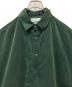 Graphpaper (グラフペーパー) Suvin Corduroy Regular Collar York Sleeve Shirt グリーン サイズ:F：16000円