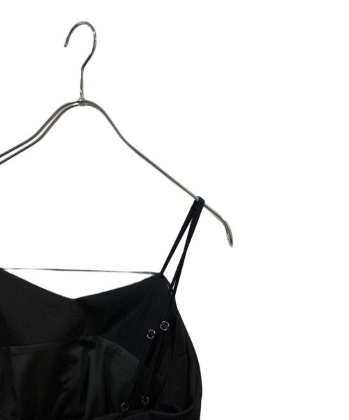 anuans（アニュアンス）anuans (アニュアンス) シアーレイヤーキャミワンピース ブラック サイズ:Sの古着・服飾アイテム