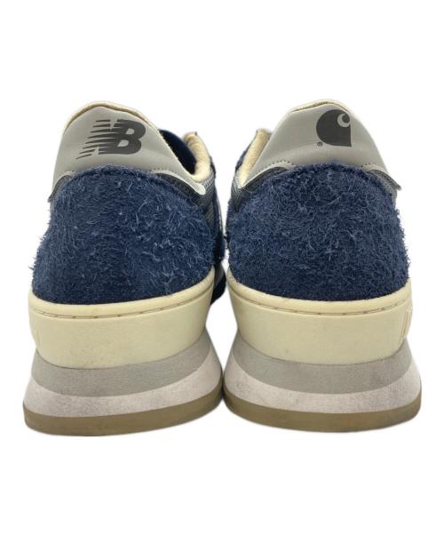 NEW BALANCE（ニューバランス）NEW BALANCE (ニューバランス) CARHARTT WIP (カーハート ワークインプログレス) 990v1 ネイビー サイズ:29の古着・服飾アイテム