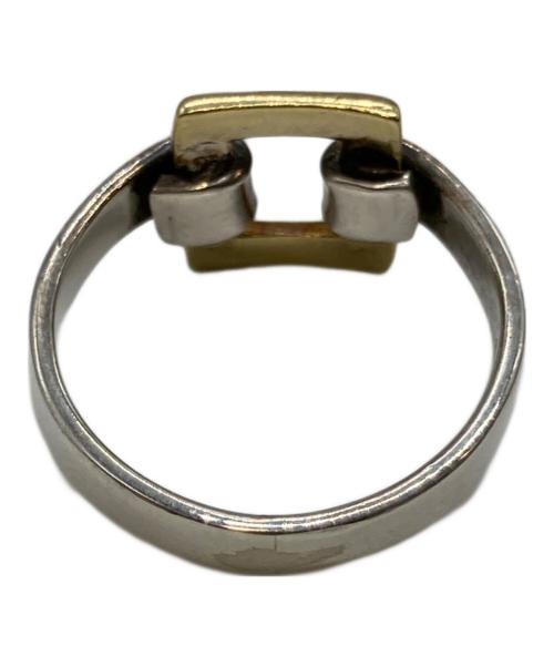 TIFFANY & Co.（ティファニー アンド コー）Tiffany & Co. (ティファニー) オープンスクエアリング シルバー×ゴールド サイズ:表記無しの古着・服飾アイテム