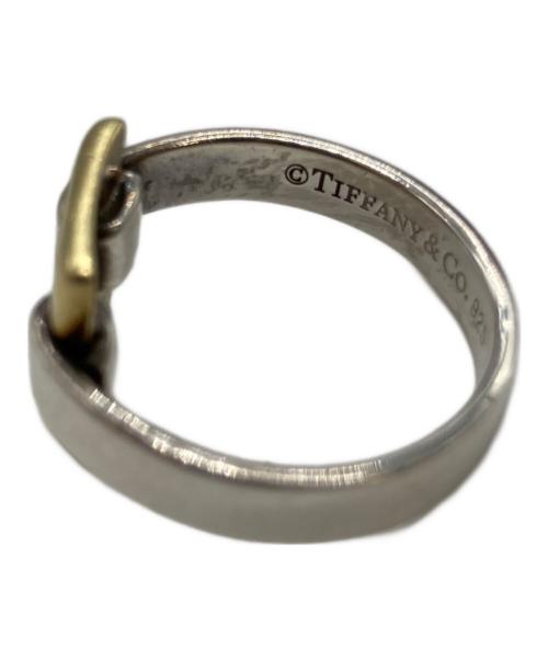 TIFFANY & Co.（ティファニー アンド コー）Tiffany & Co. (ティファニー) オープンスクエアリング シルバー×ゴールド サイズ:表記無しの古着・服飾アイテム