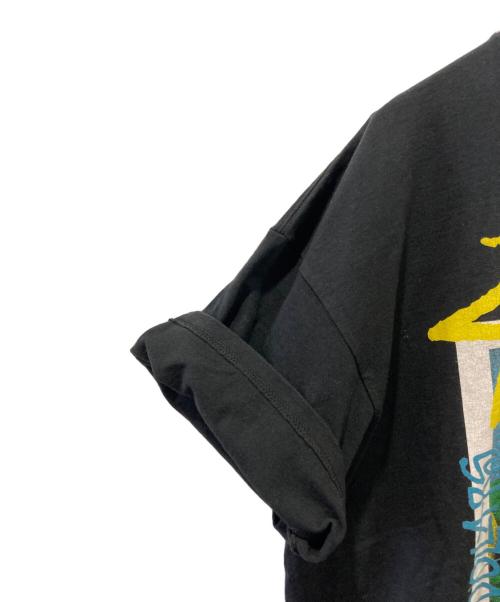 stussy（ステューシー）stussy (ステューシー) epmd (イーピーエムディー) プリントTシャツ ブラック サイズ:XLの古着・服飾アイテム