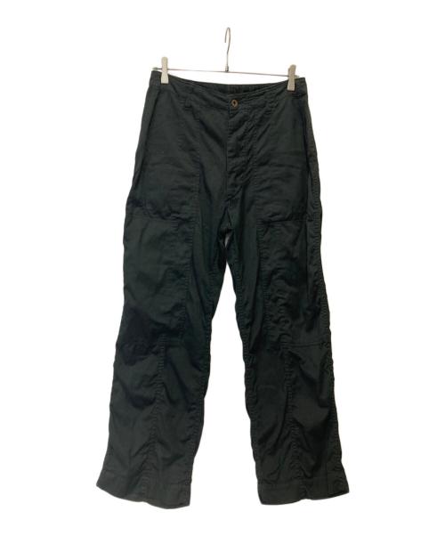 BRU NA BOINNE（ブルーナボイン）BRU NA BOINNE (ブルーナボイン) ダブルシュリンクパンツ ブラック サイズ:０の古着・服飾アイテム