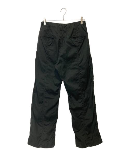 BRU NA BOINNE（ブルーナボイン）BRU NA BOINNE (ブルーナボイン) ダブルシュリンクパンツ ブラック サイズ:０の古着・服飾アイテム