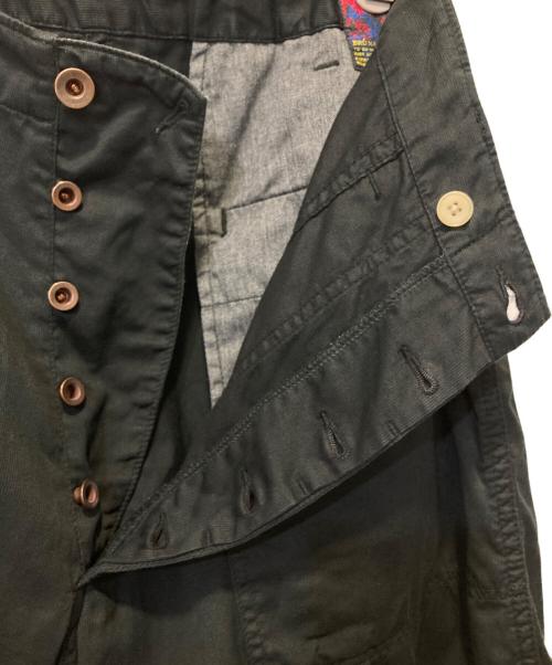 BRU NA BOINNE（ブルーナボイン）BRU NA BOINNE (ブルーナボイン) ダブルシュリンクパンツ ブラック サイズ:０の古着・服飾アイテム