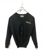 WACKO MARIAワコマリア）の古着「刺繍カーディガン」｜ブラック