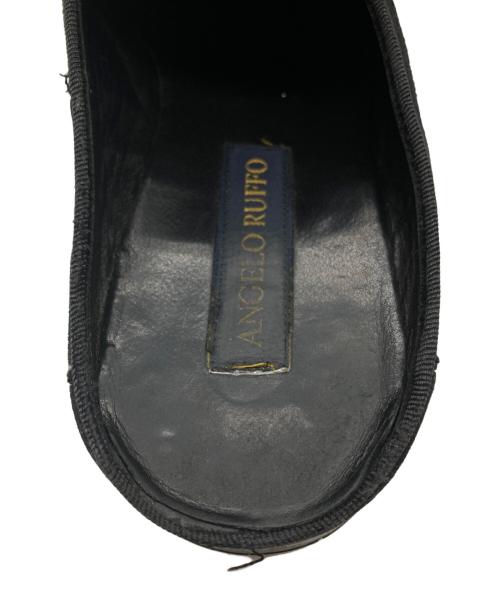 ANGELO RUFFO（アンジェロ ルッフォ）angelo ruffo (アンジェロ ルッフォ) タッセルローファー ブラック サイズ:42の古着・服飾アイテム