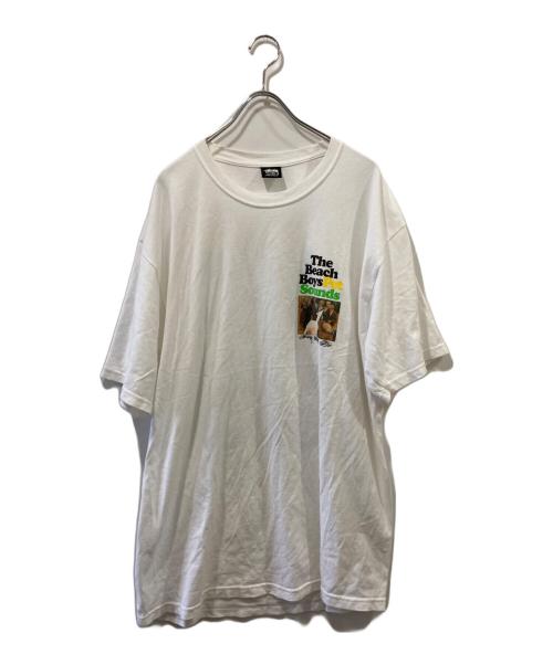 stussy（ステューシー）stussy (ステューシー) 半袖Tシャツ ホワイト サイズ:Lの古着・服飾アイテム