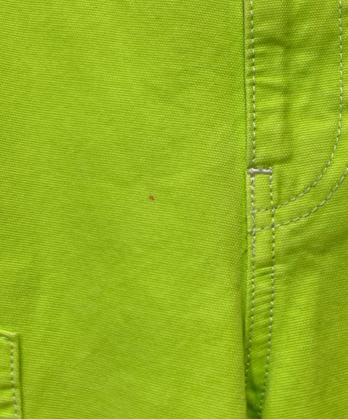 stussy（ステューシー）stussy (ステューシー) ペインターパンツ 黄緑 サイズ:28の古着・服飾アイテム