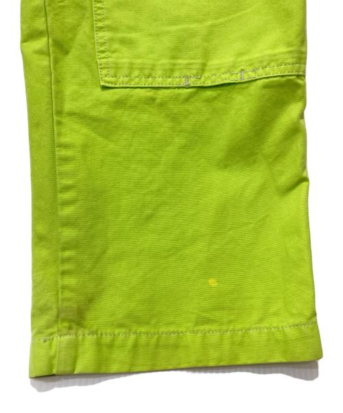 stussy（ステューシー）stussy (ステューシー) ペインターパンツ 黄緑 サイズ:28の古着・服飾アイテム