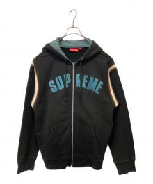SUPREME（シュプリーム）の古着「Jet Sleeve Zip Up Hooded Sweatshirt」｜ブラック
