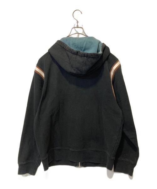 SUPREME（シュプリーム）Supreme (シュプリーム) Jet Sleeve Zip Up Hooded Sweatshirt ブラック サイズ:Ｌの古着・服飾アイテム