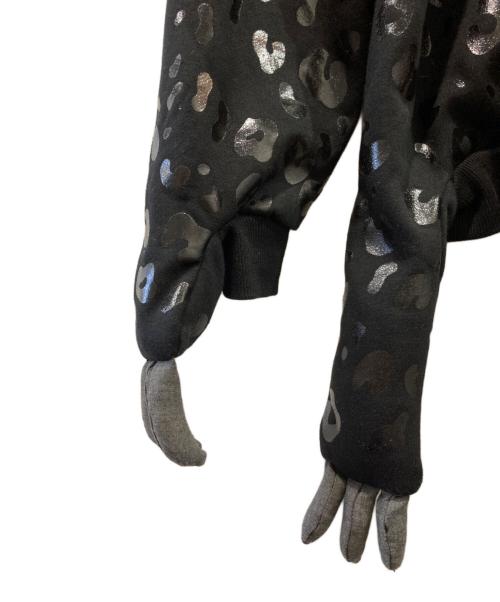 adidas（アディダス）adidas (アディダス) JEREMY SCOTT (ジェレミースコット) ヒョウパーカー ブラック サイズ:XLの古着・服飾アイテム