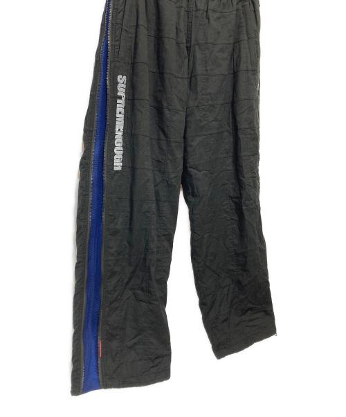 SUPREME（シュプリーム）Supreme (シュプリーム) GOODENOUGH (グッドイナフ) Patchwork Full Zip Track Pant ブラック サイズ:Ｍの古着・服飾アイテム