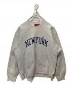 SUPREMEシュプリーム）の古着「shop small box crewneck」｜グレー