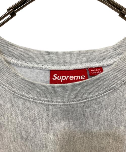 SUPREME（シュプリーム）Supreme (シュプリーム) shop small box crewneck グレー サイズ:XLの古着・服飾アイテム