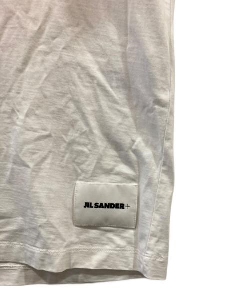 JIL SANDER+（ジルサンダープラス）JIL SANDER+ (ジルサンダープラス) コットンTシャツ ホワイト サイズ:Lの古着・服飾アイテム
