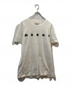 MARNIマルニ）の古着「ロゴプリントTシャツ」｜ホワイト