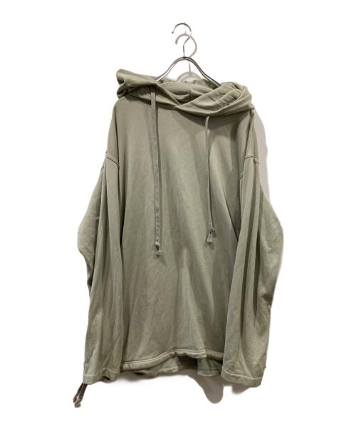 AURALEE（オーラリー）AURALEE (オーラリー) LIGHT FLOWY SWEAT PARKA グリーン サイズ:3の古着・服飾アイテム