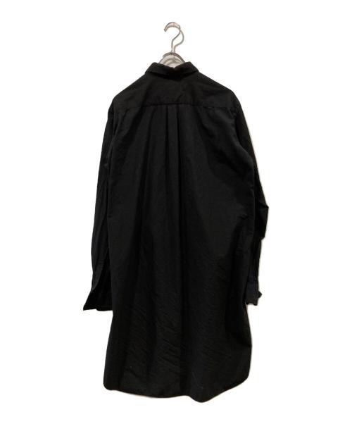 BLACK COMME des GARCONS（ブラックコムデギャルソン）BLACK COMME des GARCONS (ブラックコムデギャルソン) ロングシャツ ブラック サイズ:Ｍの古着・服飾アイテム