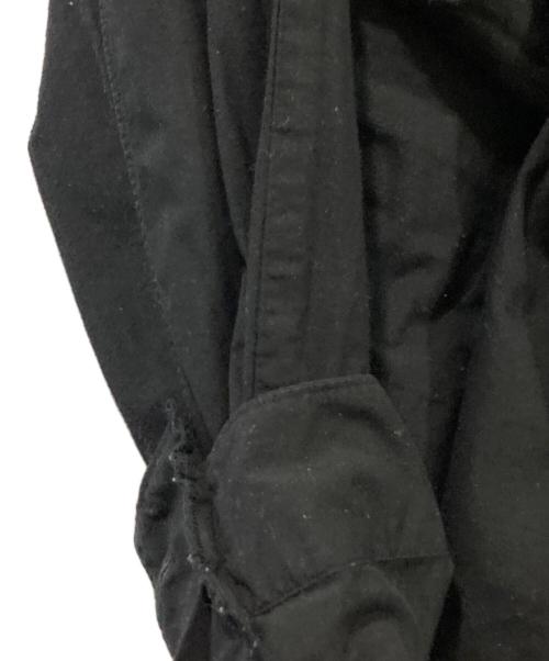 BLACK COMME des GARCONS（ブラックコムデギャルソン）BLACK COMME des GARCONS (ブラックコムデギャルソン) ロングシャツ ブラック サイズ:Ｍの古着・服飾アイテム