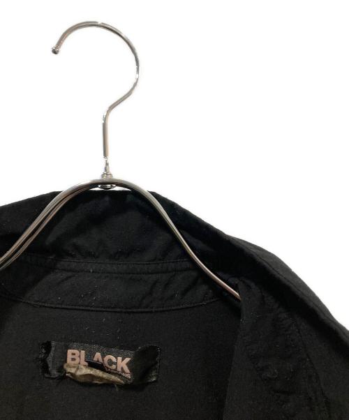 BLACK COMME des GARCONS（ブラックコムデギャルソン）BLACK COMME des GARCONS (ブラックコムデギャルソン) ロングシャツ ブラック サイズ:Ｍの古着・服飾アイテム