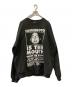 NISHIMOTO IS THE MOUTH（ニシモトイズザマウス）の古着「プリントスウェット」｜ブラック
