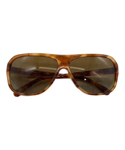 CHANEL（シャネル）CHANEL (シャネル) サングラス ブラウン サイズ:SIZE 2Pの古着・服飾アイテム