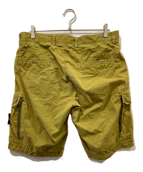 STONE ISLAND（ストーンアイランド）STONE ISLAND (ストーンアイランド) ガーメントダイカーゴショートパンツ グリーン サイズ:86の古着・服飾アイテム