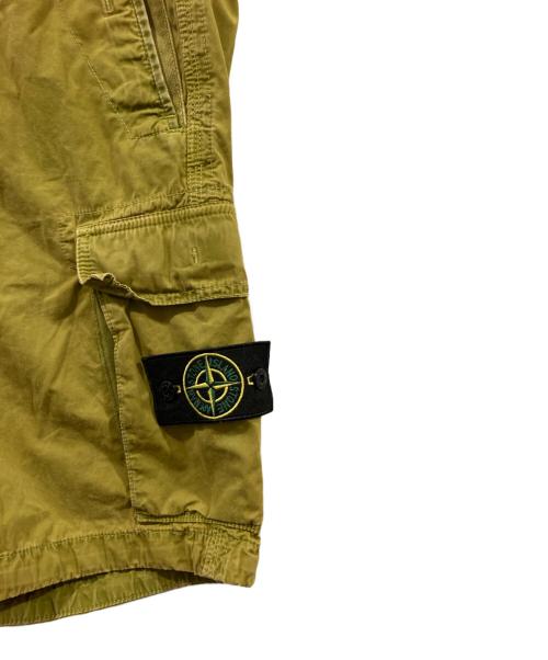 STONE ISLAND（ストーンアイランド）STONE ISLAND (ストーンアイランド) ガーメントダイカーゴショートパンツ グリーン サイズ:86の古着・服飾アイテム
