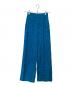 AMERI（アメリ）の古着「Leaf Jacquard Straight Pants」｜ブルー