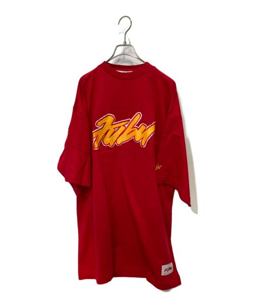 FUBU（フブ）FUBU (フブ) ロゴTシャツ レッド サイズ:Ｌの古着・服飾アイテム