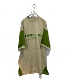 FUBU（フブ）の古着「刺繍カットソー」｜ベージュ