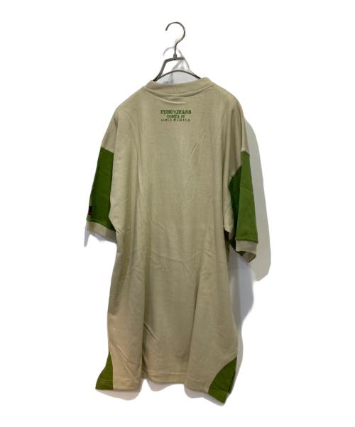 FUBU（フブ）FUBU (フブ) 刺繍カットソー ベージュ サイズ:Ｌの古着・服飾アイテム