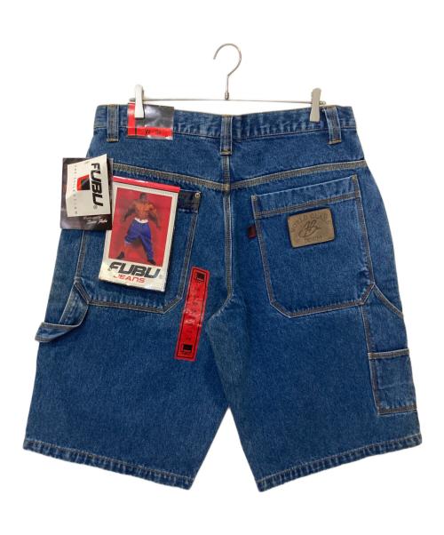 FUBU（フブ）FUBU (フブ) デニムハーフパンツ インディゴ サイズ:38 未使用品の古着・服飾アイテム