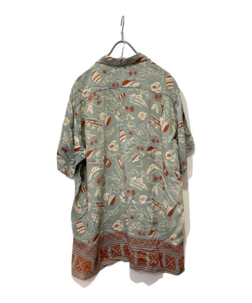 LAND OF ALOHA（ランド オブ アロハ）LAND OF ALOHA (ランド オブ アロハ) 総柄シャツ グレー サイズ:表記不明の古着・服飾アイテム