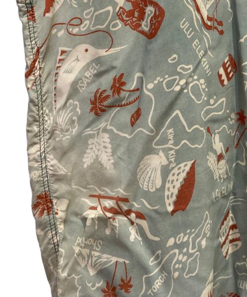 LAND OF ALOHA（ランド オブ アロハ）LAND OF ALOHA (ランド オブ アロハ) 総柄シャツ グレー サイズ:表記不明の古着・服飾アイテム