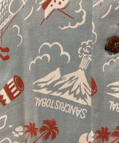 LAND OF ALOHA（ランド オブ アロハ）LAND OF ALOHA (ランド オブ アロハ) 総柄シャツ グレー サイズ:表記不明の古着・服飾アイテム